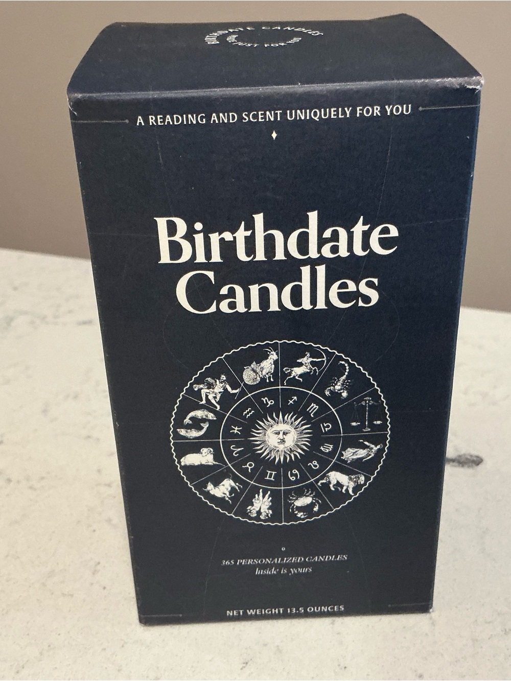 Birthdate Candles Zodiac Candle January 19th Capricorn Black 13.5 Oz jar candle